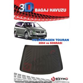 Volkswagen Touran 2004 Sonrası 3d Bagaj Havuzu