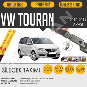 Volkswagen Touran 2010-2014 Muz Silecek Takımı