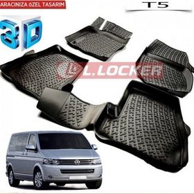 Volkswagen Transporter T5 2003-2014 3D Havuzlu Paspas
