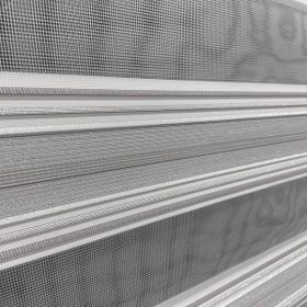 Volper Mekanik VP-932 Zebra Ekru Gri Simli Etek Dilimli 100x200 cm Stor Perde