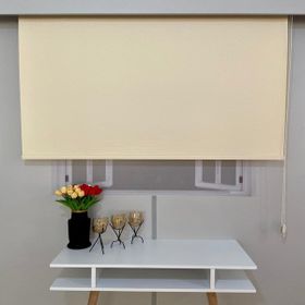 Volper Mekanik VP2504 Mat Kalın Kumaş Koyu Krem 80x200 cm Stor Perde