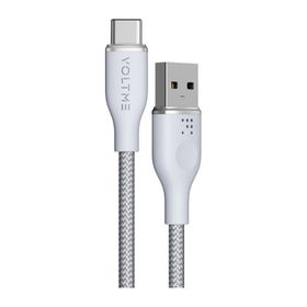 Voltme C2044 Powerlink Rugg 60W 1M 3A -Gri USB to Type-C Şarj Kablosu