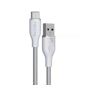 Voltme C2044 Powerlink Rugg 60W 1M 3A -Gri USB to Type-C Şarj Kablosu