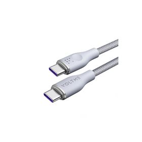Voltme C2060 Beyaz Powerlink Rugg 60 watt Type-C Şarj Kablosu