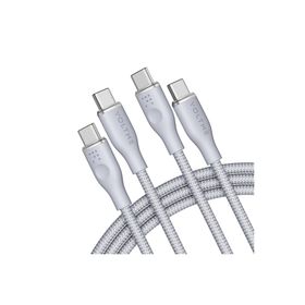 Voltme C2064 Beyaz Powerlink Rugg 100 watt Type-C Şarj Kablosu
