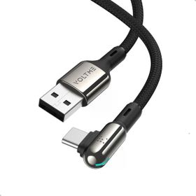 Voltme C2067 Stark 1.2 m 3A-Siyah 60W USB to Type-C Şarj Kablosu