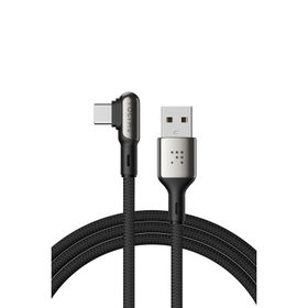 Voltme C2068 Stark 2 m 3A Siyah 60W USB to Type-C Şarj Kablosu