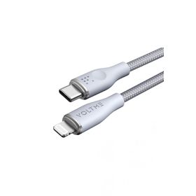 Voltme C2082 Gri Powerlink Rugg 60 watt Type-C Lightning Şarj Kablosu