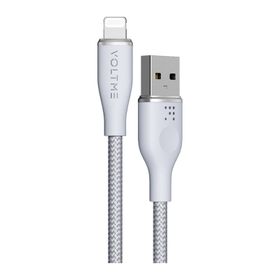 Voltme C2111 Gri Powerlink Rugg 60 watt Type-C Lightning Şarj Kablosu