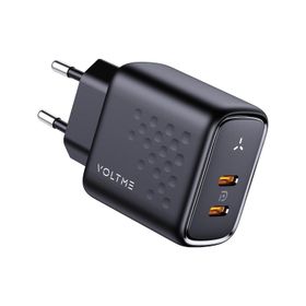 Voltme V2111 Revo Siyah 45W CC GAN Şarj Aleti