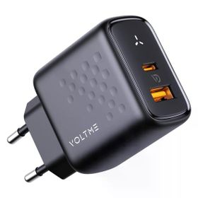 Voltme V2113 Revo Siyah 45W CA GAN Şarj Aleti