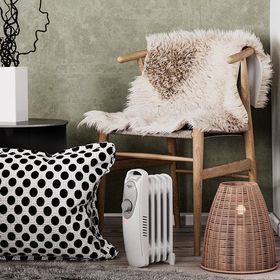 Voltomat 600W Beyaz 5 Dilim Elektrikli Termostatlı Radyatör