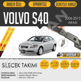 Volvo S40 2006-2013 Muz Silecek Takımı