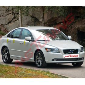 Volvo S40 Takımı 2005-2012 Paslanmaz Çelik 6 Parça Krom Cam Çıtası