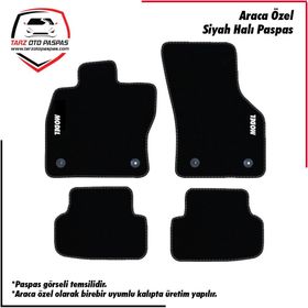 Volvo S60 12955 2011-Sonrası Vizon Krem Halı Paspas Seti