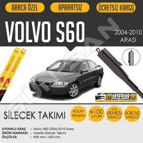 Volvo S60 2004-2010 Muz Silecek Takımı