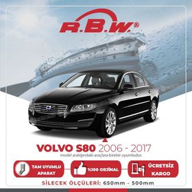 Volvo S80 2006-2017 Muz Silecek Takımı