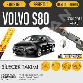Volvo S80 2006-2017 Muz Silecek Takımı