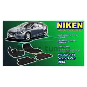 Volvo V40 Kauçuk Halılı Oto Paspas