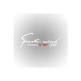 Volvo V40 Sports Mind Oto Sticker