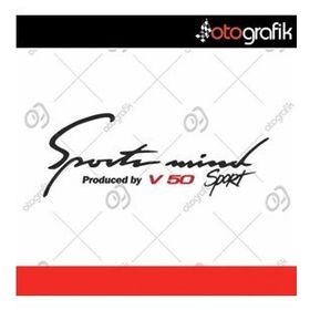 Volvo V50 Sports Mind Oto Sticker