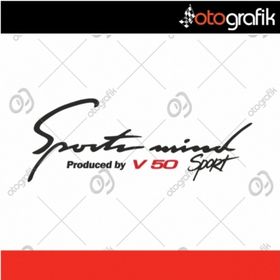 Volvo V50 Sports Mind Oto Sticker