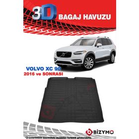 Volvo Xc90 Suv 2016 Sonrası 3d Bagaj Havuzu