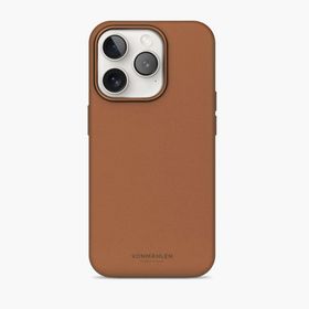 Vonmahlen iPhone 16 Pro Max Kahverengi Deri Kılıf