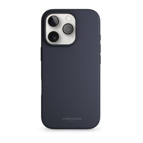 Vonmahlen iPhone 16 Pro Max Lacivert Yumuşak Silikon Kapak ve Kılıf