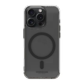 Vonmahlen iPhone 16 Siyah Şeffaf Kapak ve Kılıf