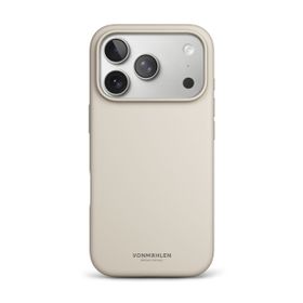 Vonmahlen iPhone 17 Pro Krem Yumuşak Silikon Kılıf
