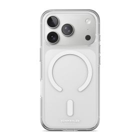 Vonmahlen iPhone 17 Pro Max Beyaz Şeffaf Kılıf