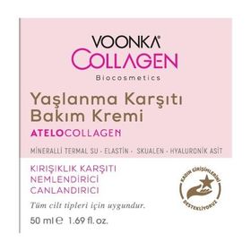 Voonka 8683655089068 Biocosmetics 50 ml Yaşlanma Karşıtı Bakım Kremi