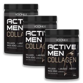 Voonka Active Men Collagen L-Arjinin Rodiola Maca Kökü 3x250 gr Toz