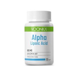 Voonka Alpha Lipoic Acid 600 mg 30 Kapsül