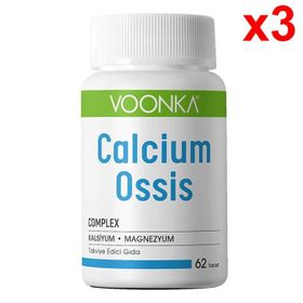 Voonka Calcium Ossis Kalsiyum Magnezyum 3x62 Tablet