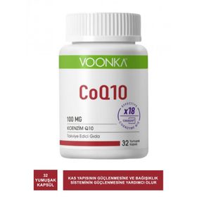 Voonka CoQ10 100 mg Koenzim 32 Kapsül