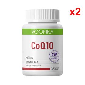 Voonka CoQ10 200 mg Vitamin E 2x30 Kapsül