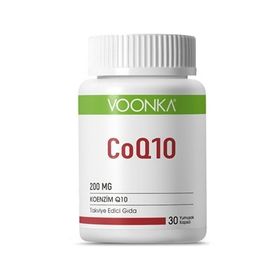 Voonka CoQ10 200 mg Vitamin E 30 Kapsül