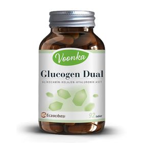 Voonka Glucogen Dual Glikozamin Kolajen Hyaluronik Asit 92 Tablet
