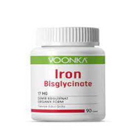 Voonka Iron Bisglycinate Demir 17 mg 92 Tablet