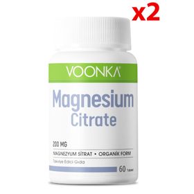 Voonka Magnesium Citrate 200 mg 2x60 Tablet