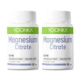 Voonka Magnesium Citrate 200 mg 2x62 Tablet
