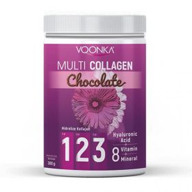 Voonka Multi Collagen Çikolata Aromalı 380 gr Toz