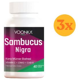 Voonka Sambucus Nigra 3x40 Çiğnenebilir Tablet