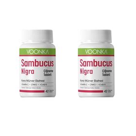 Voonka Sambucus Nigra Vitamin C Çinko Coq10 2x42 Çiğneme Tableti