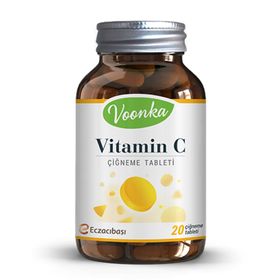 Voonka Vitamin C 20 Çiğneme Tableti