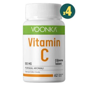 Voonka Vitamin C 500 mg 4x62 Çiğneme Tableti