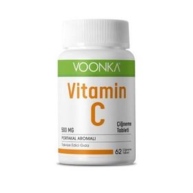 Voonka Vitamin C 500 mg 60 Çiğneme Tableti
