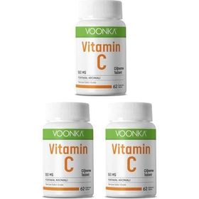 Voonka Vitamin C 500 mg 62 Çiğneme Tableti